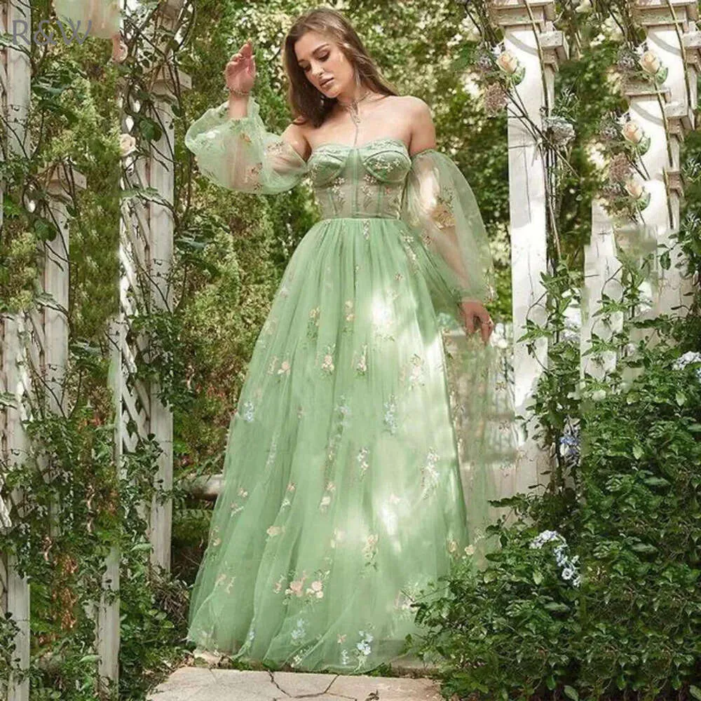 green emerald velvet dress Mint Green V Neck Long Simple Pleated Bridesmaid Dress with Lace TP0892 Custom Size / As Picture
