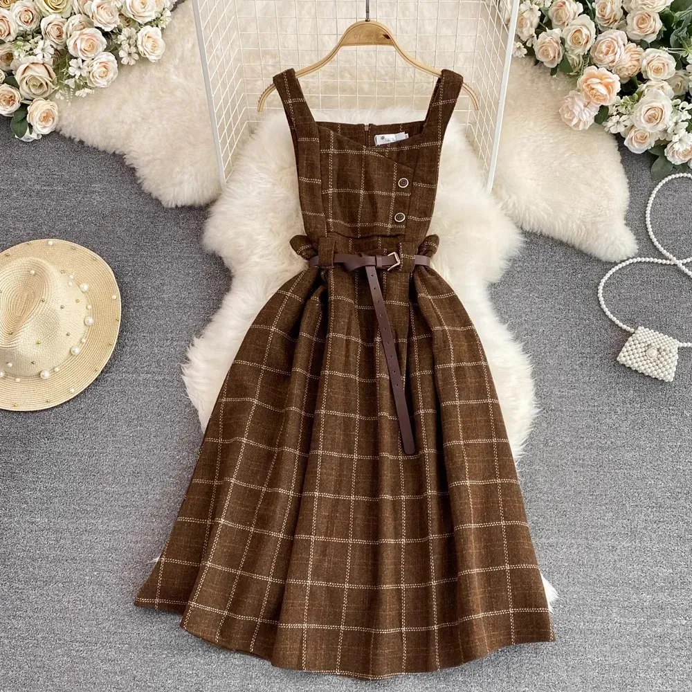 Womens Two Piece Dresses, Autumn Winter Plaid Two... From Shopus, $33.21 |  DHgate.Com