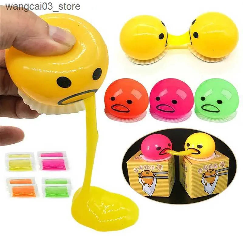 Yellow Goop Squishy Puking Egg Yolk Stress Ball Tricky Squeeze Antistress For Stress Relief And Decompression L240910 From Wangcai03 4.88 DHgate.Com