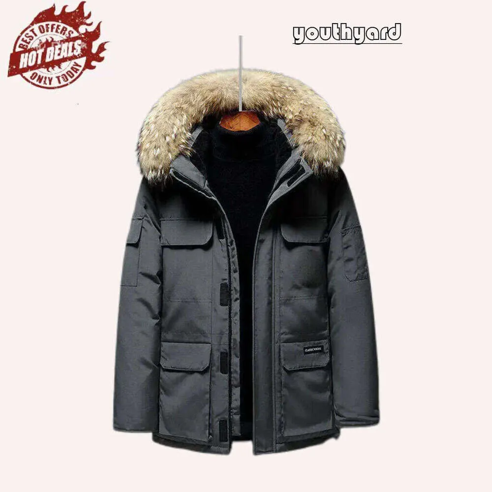 Designer Härenjacket Kanada Wanter Daunenparka Goose Fräizäitmäntel Wanddicht Iwwermantel Waasserdicht Schnéibeständeg Puffer Déck_voghion.com