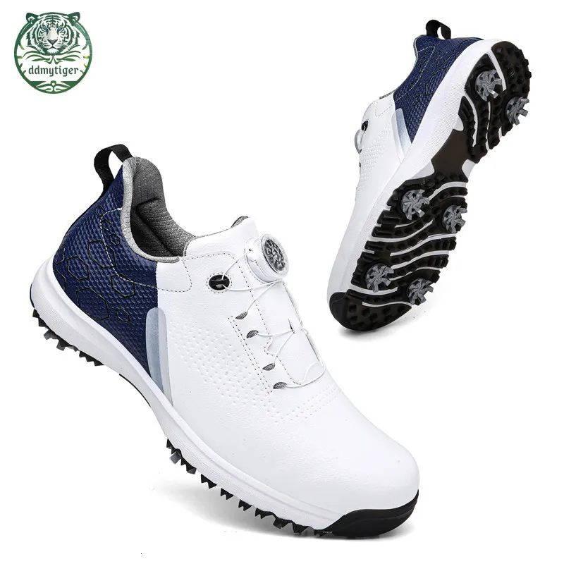 Ddmytiger Golf Mens Shoes, Waterproond Breathable Activity Spikes