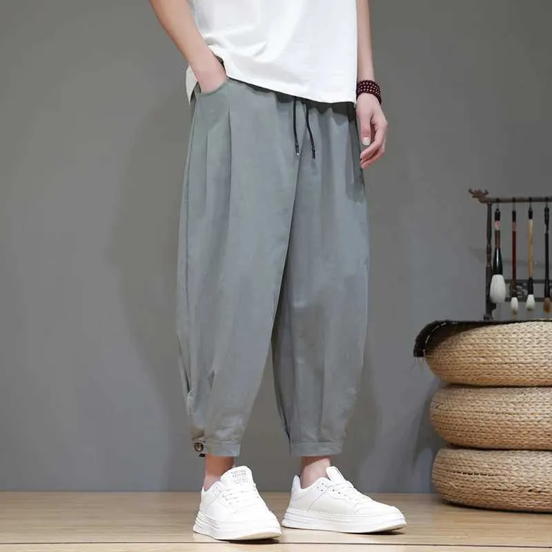 Pantalones Finos Pantalones Frescos De Verano Hombre Pantalón Fino