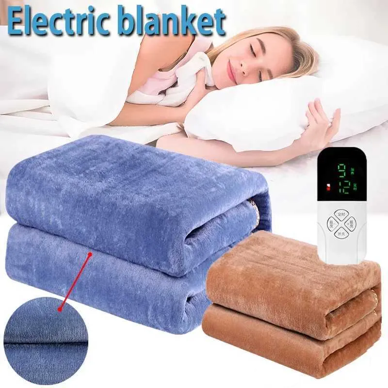 Electric Heated Blanket with Intelligent Control 220V, Thick