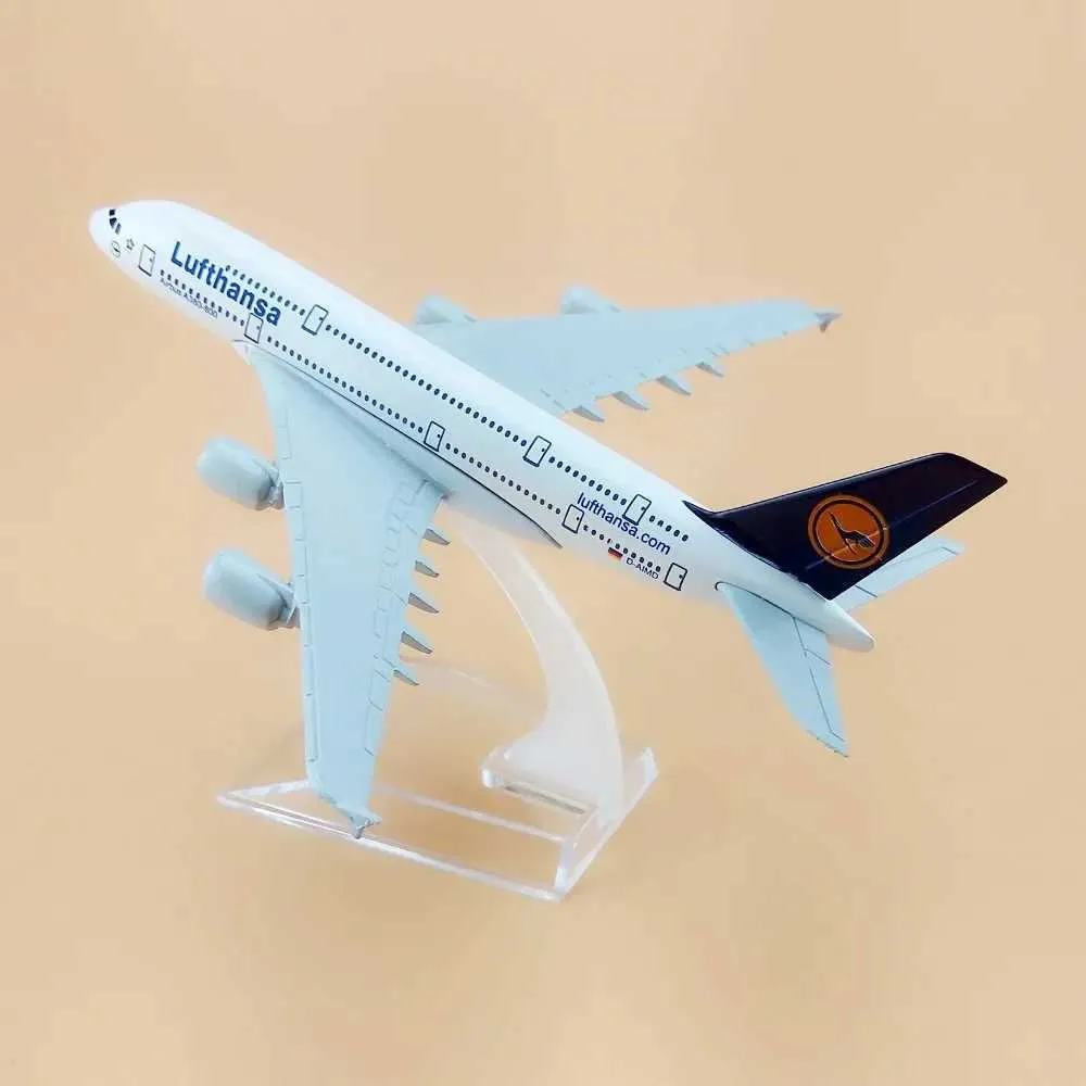 Diecast Airbus A380 Model Airplane, Metal Alloy Aircraft Replica for ...