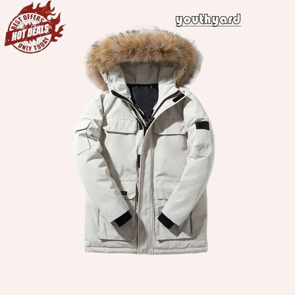 2024 Designer Herrenjacke Kanada Winter Daunenparka Gänsemäntel Winddichter Mantel Wasserdicht Schneesicherer Puffer Dicker Mantel_voghion.com