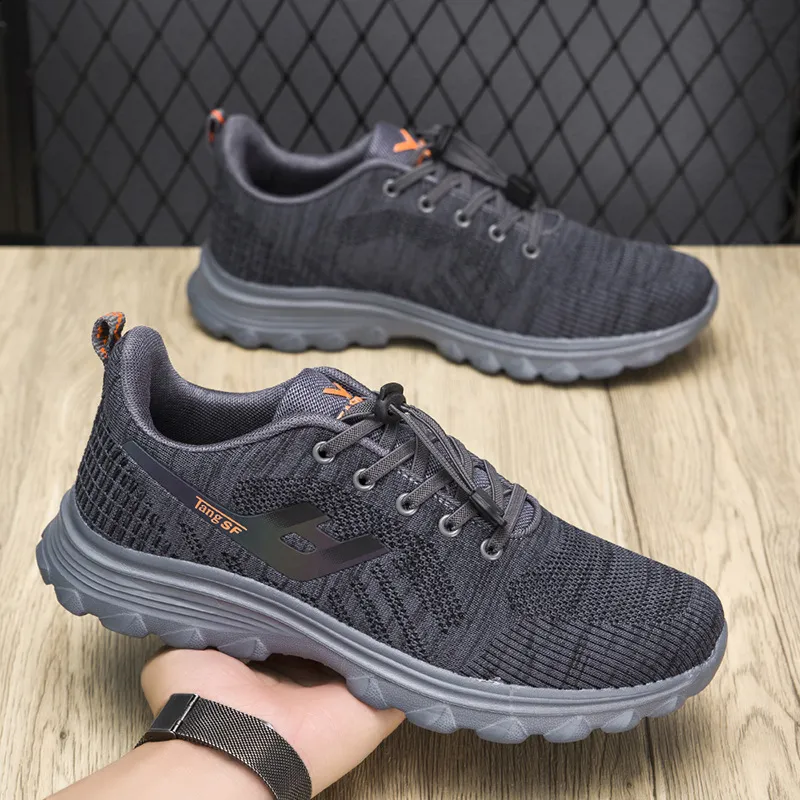 Heren Casual Enkele Schoenen Trendy En Veelzijdige Unisex Wandelschoenen Lichtgewicht Paar Schoenen Van Middelbare Leeftijd En Oudere Stoffen Schoenen Van 25 55 DHgate