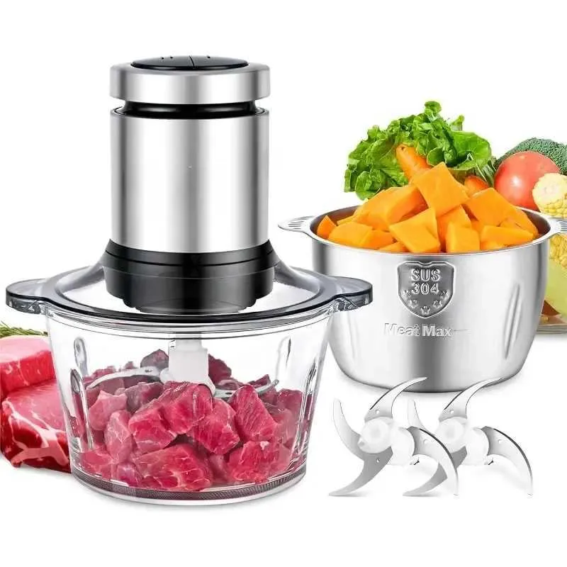 Food Processor And Meat Grinder Electric Vegetable Chopper