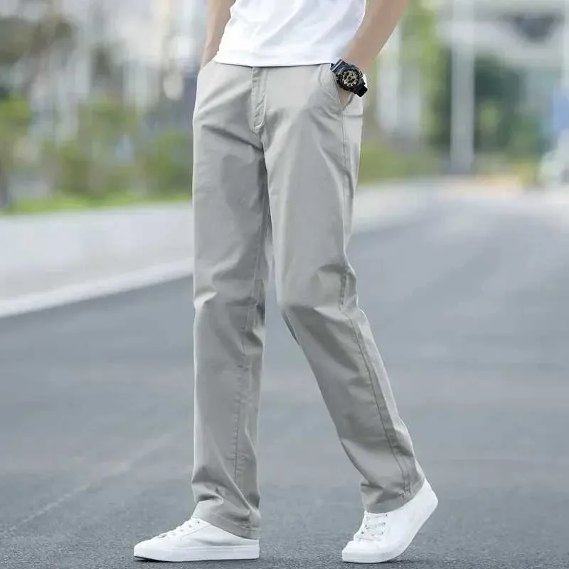 Mens Summer Acetate Bootcut Pants Slim Straight Fit, Plus Size 40