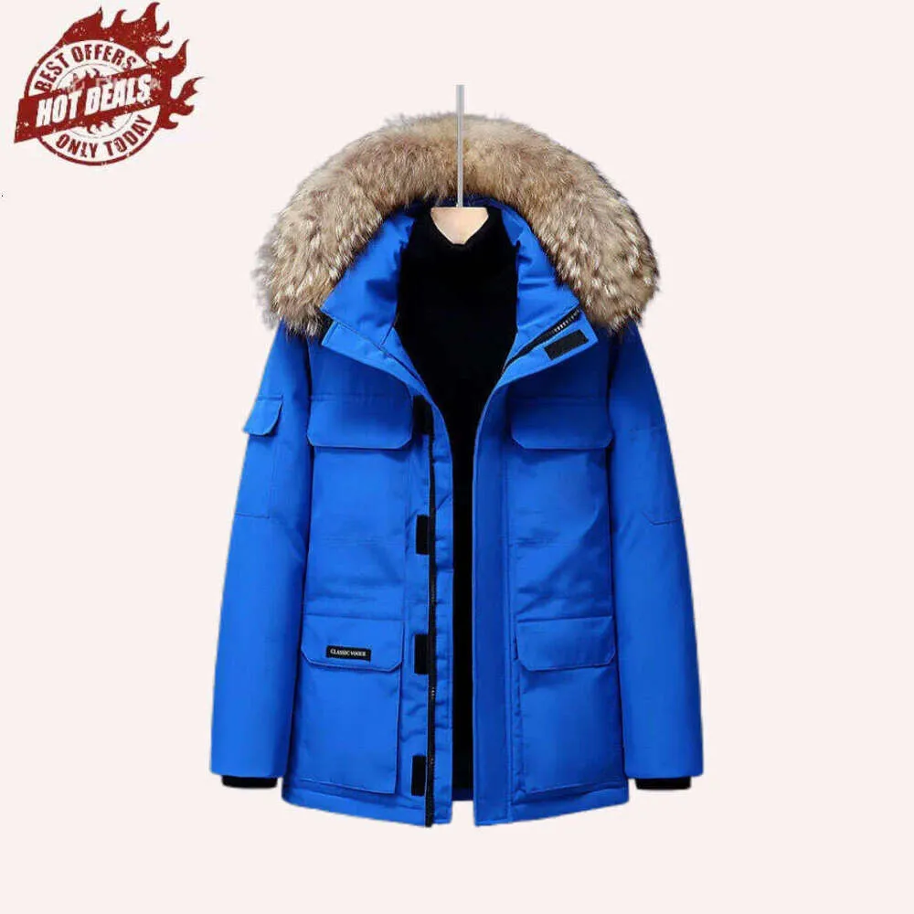 2024 Designer Herrenjacke Kanada Winter Daunenparka Gänsemäntel Winddichter Mantel Wasserdicht Schneesicherer Puffer Dicker Mantel_voghion.com