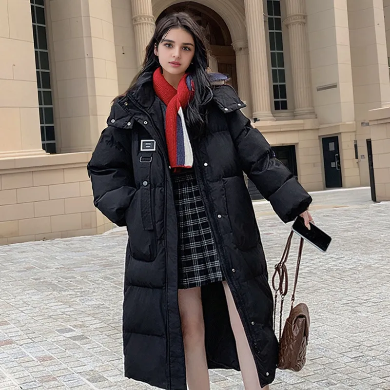 Korean Fashion Women's Mid-Length Down Cotton Puffer