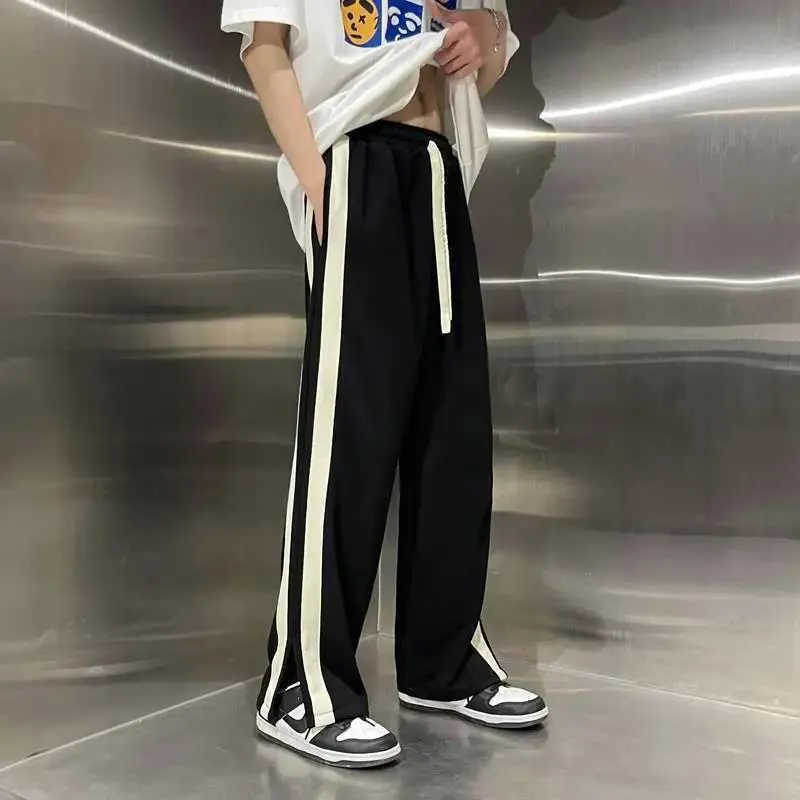 Men's Korean Style Wide-Leg Hip Hop baggy pants