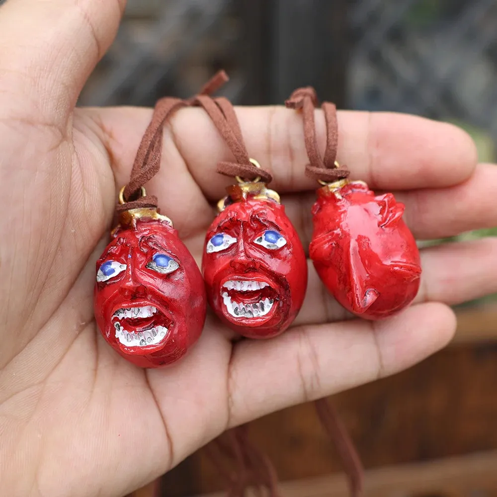 1997 Berserk Behelit Griffith Egg Of The King Necklace Cosplay The Golden Age Bow Pendant Jewellery Costume Accessories Prop Fans Gift (Behelit A