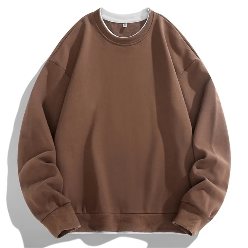 320g Round Neck Sweatshirt Men Spring And Autumn Sportswear