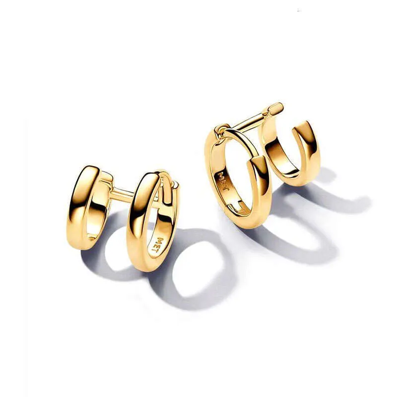 Designer Stud Earrings 18k Gold Plated With Zircon And Pearl_voghion.com