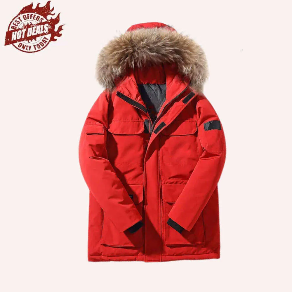 2024 Designer Herrenjacke Kanada Winter Daunenparka Gänsemäntel Winddichter Mantel Wasserdicht Schneesicherer Puffer Dicker Mantel_voghion.com