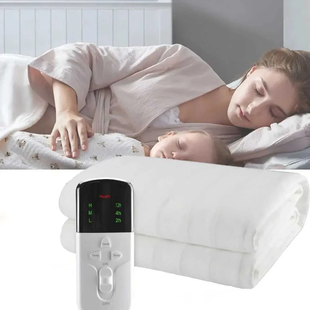 Large Heating Pad for Bed: Ruianbao Electric Blanket with Timer