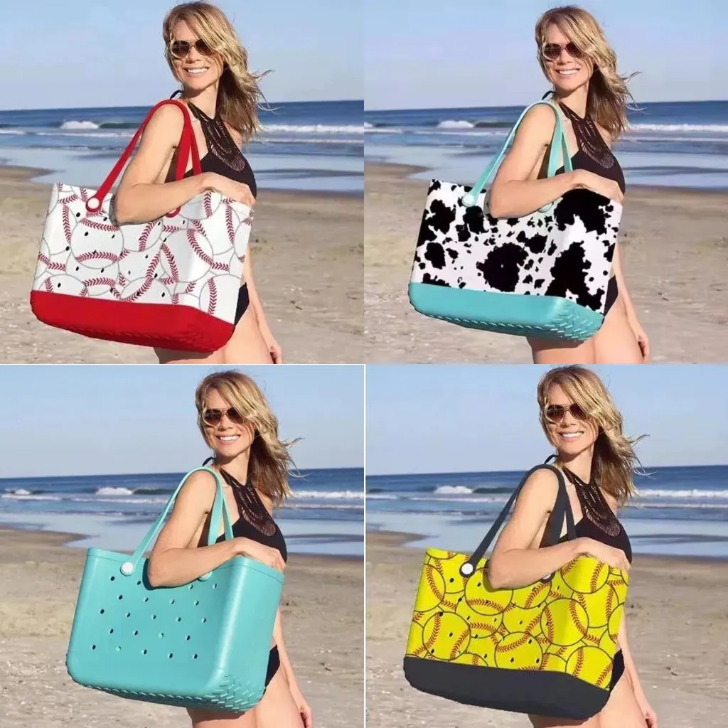 DHL Women Designer Bag Beach Bags Luxus Sommerloch Tasche GroBer Einkaufsbeutel Mode Plastikkorb Lady Aufbewahrung Waschbar Strand Silikon Moor Eco Von 21 DHgate