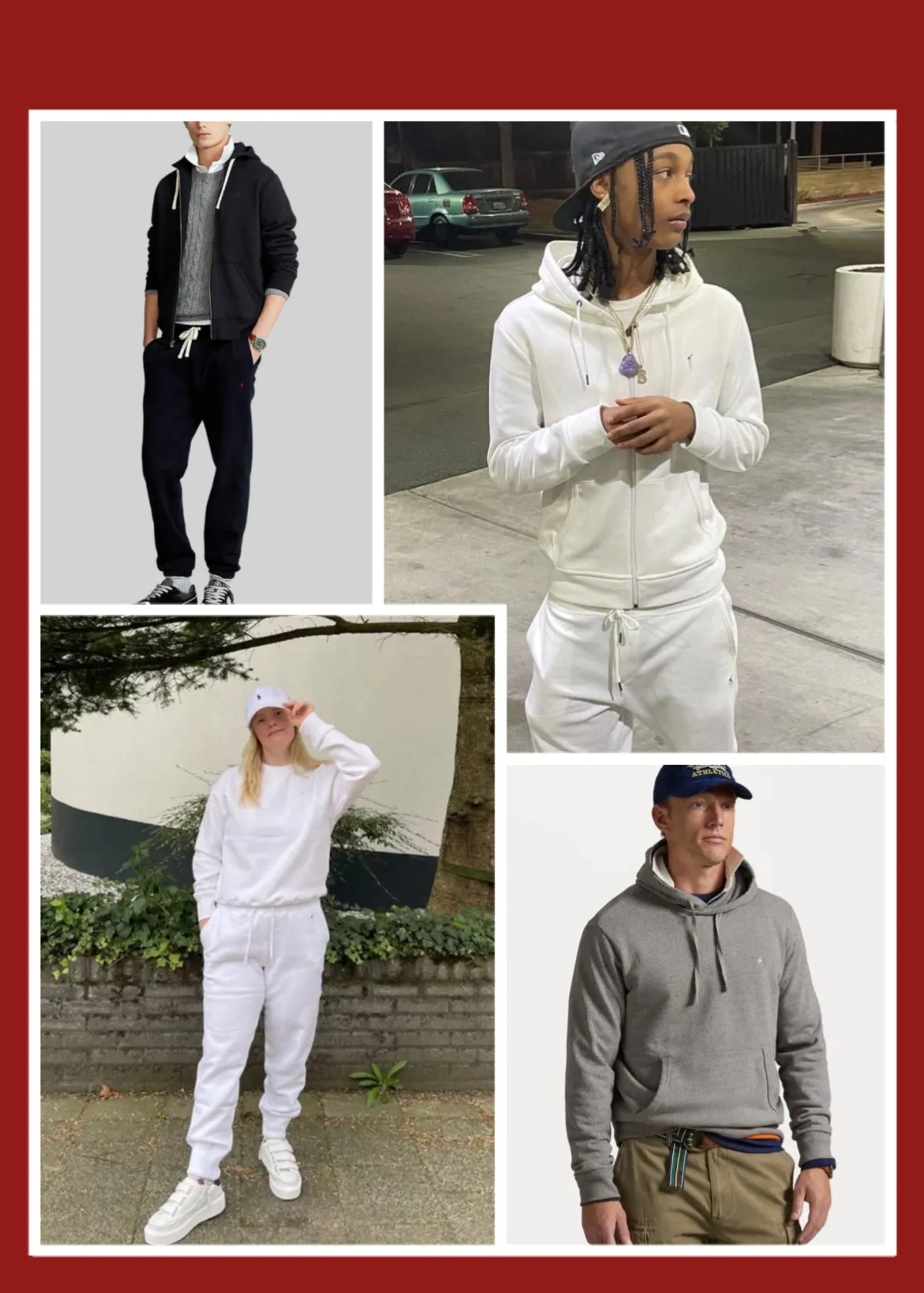 POLO Logo Ralp Hoodie Designer Cotton Cardigan For Men And