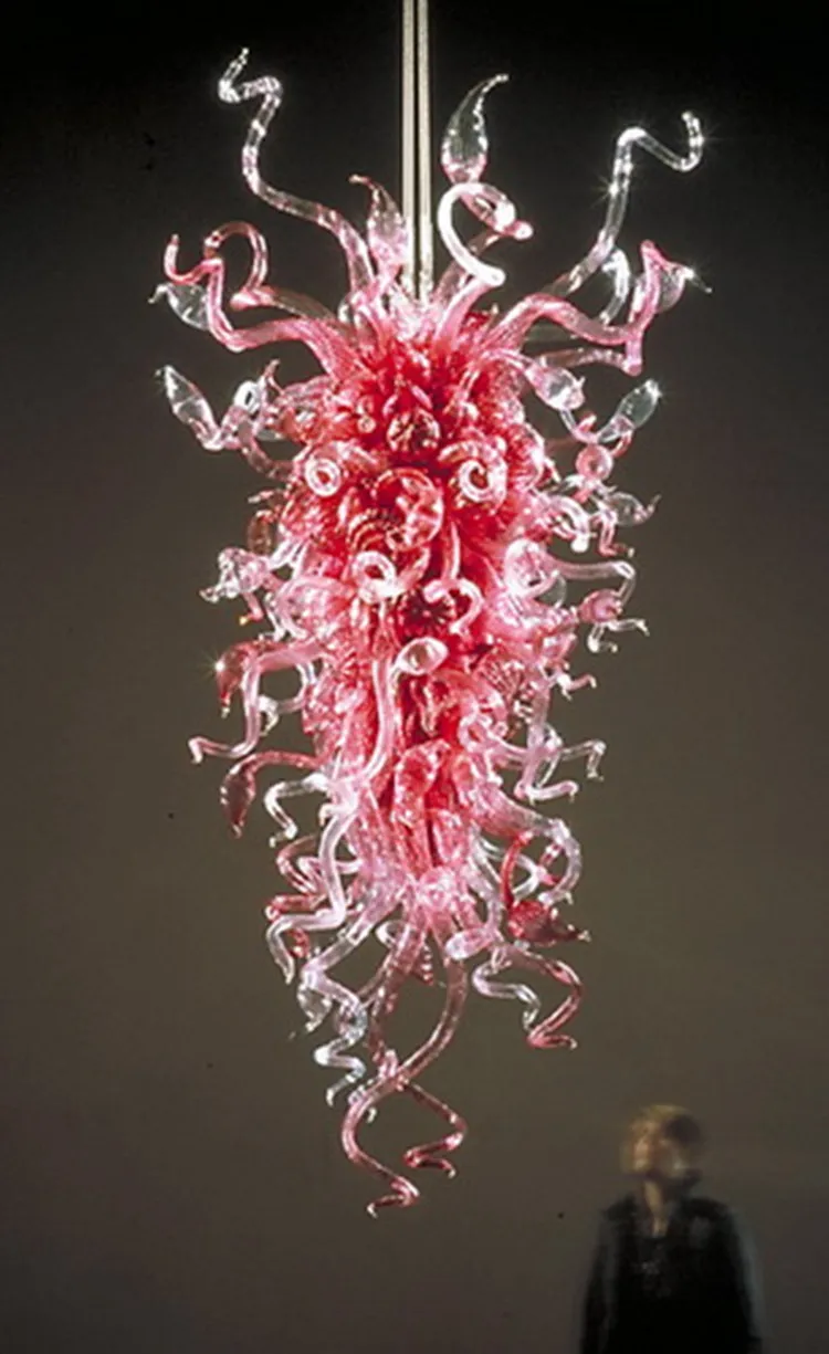Modern pink chandelier sale