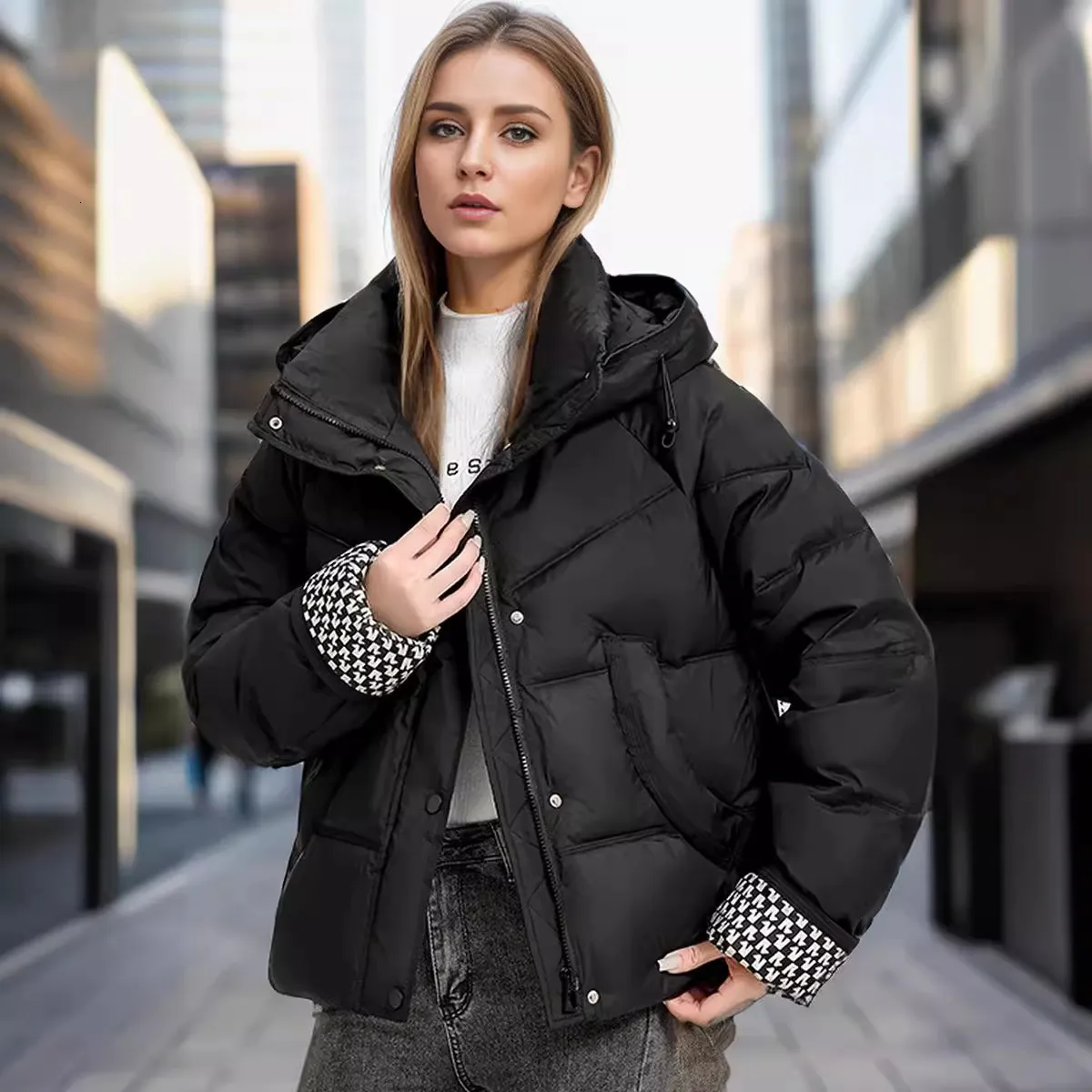 Save Big on Bulk Cotton On Puffer Jacket Korean Puffer Jacket: Womens  Winter Short Padded Coat Stylish Warm Thickened Loose Fit Cotton Jacket  For