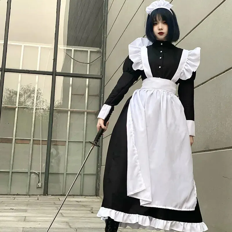 chinese dress ladies Chinese Lolita Cosplay Maid Dress – Belchic