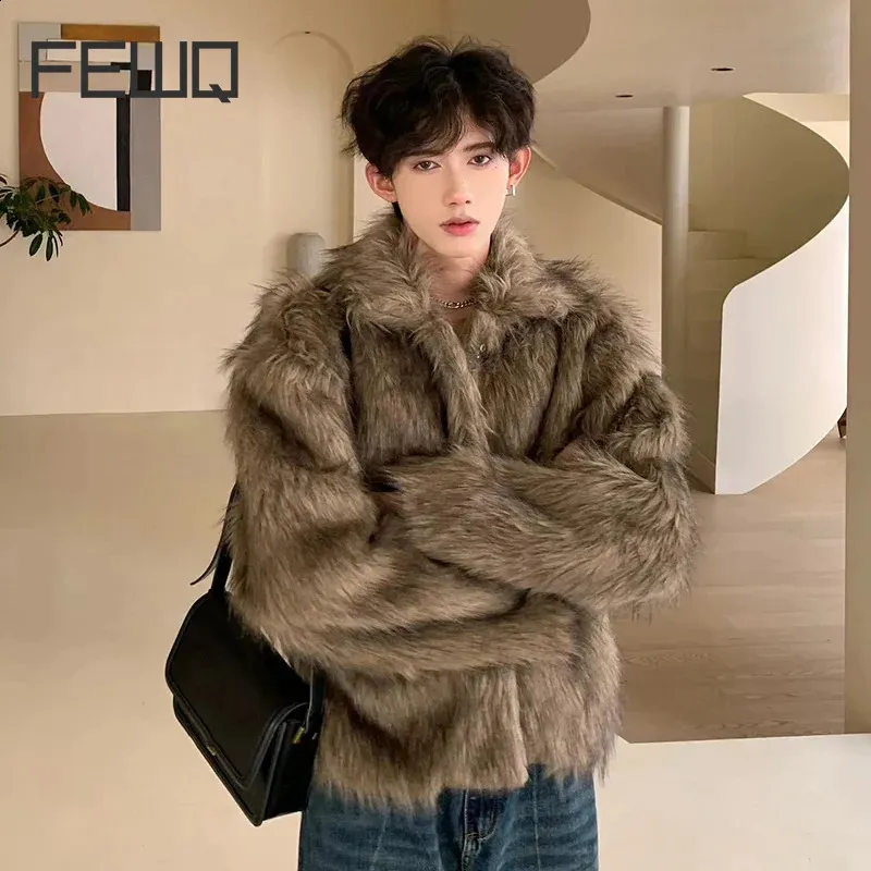 ジャケット・アウター faded fur collar oversized short jacket faded fur collar oversized short jacket