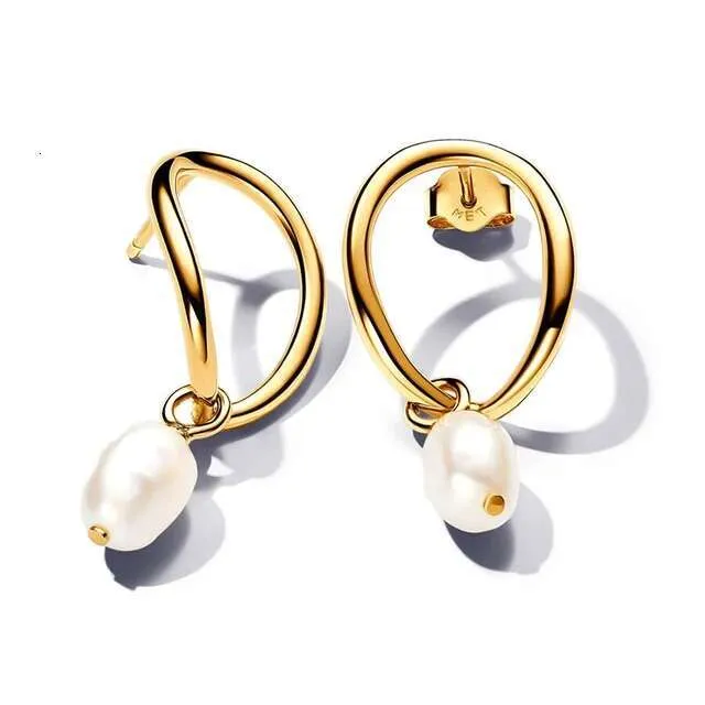 2024 New 18K Gold Plated Designer Earring 925 Pure Silver Boutique Irregular Zircon And Pearl Series Earrings For_voghion.com