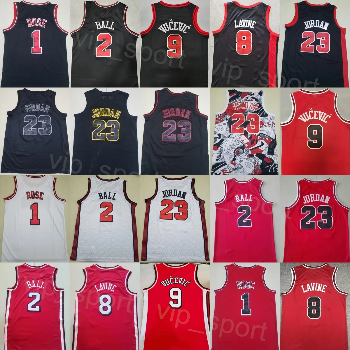 Save Big on Bulk Derrick Rose Nba Jersey Basketball Jersey Men's Team Color  Classic Icon Black, Red, White High Quality Best Deals on DHgate