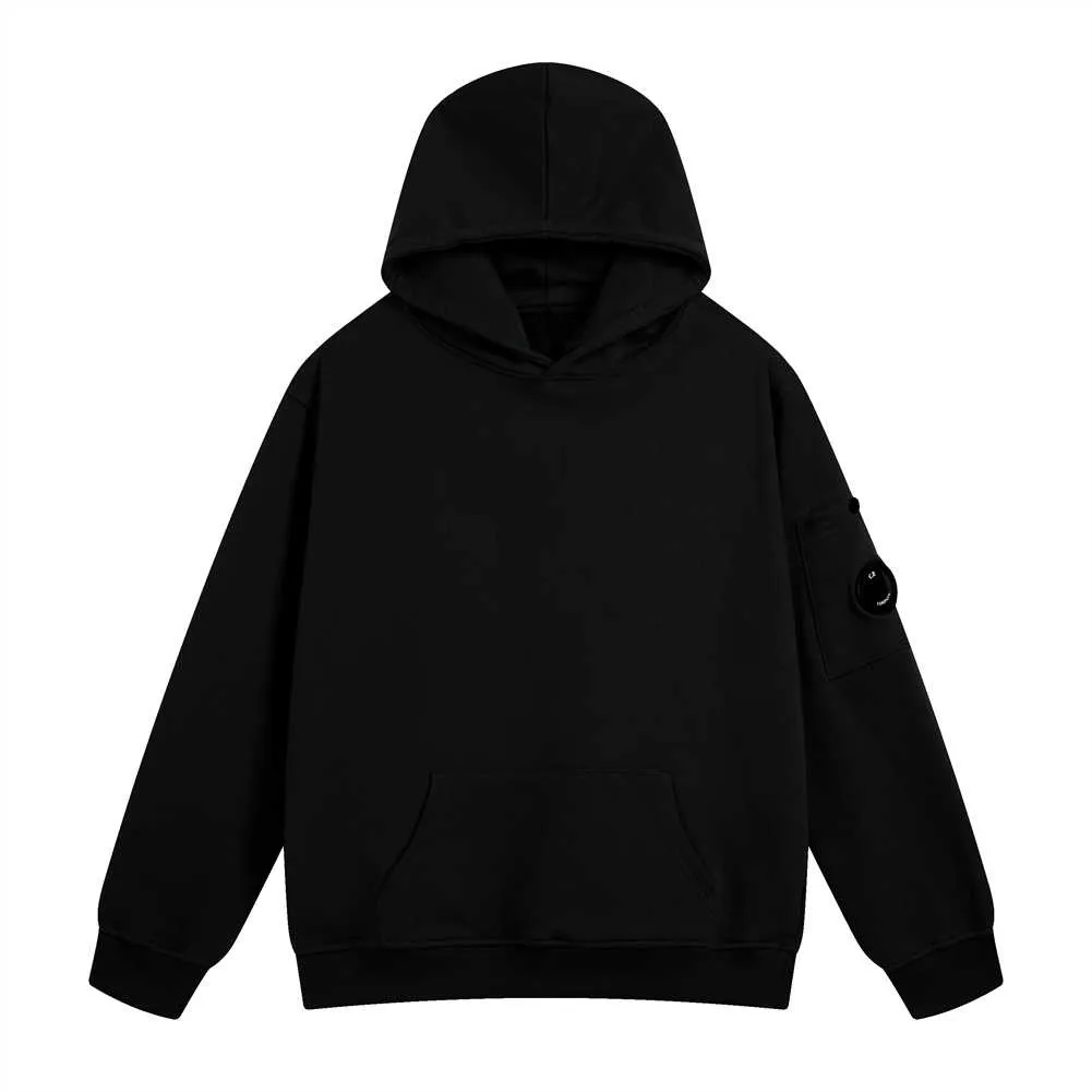 2024 CP CP black hoodie Designer Sweatshirt for Men and Women Letter Printed Design Long Sleeve Round Loose Fit 100 Cotton Streetwear Sweater in White and Gray