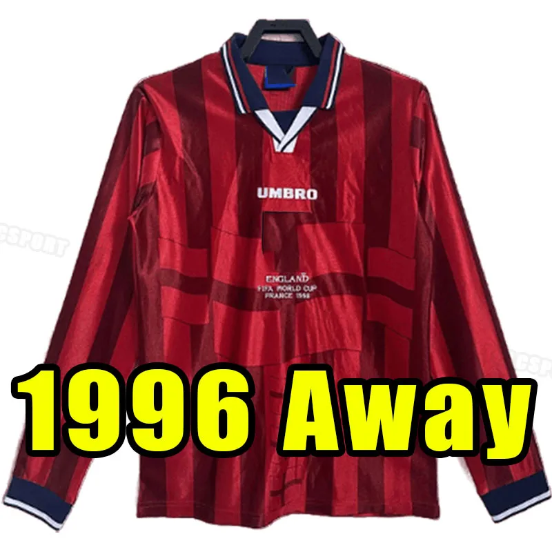Maillot Football Rétro Umbro England Gerrard 4 Rouge 1994 - Taille Moyen Neuf