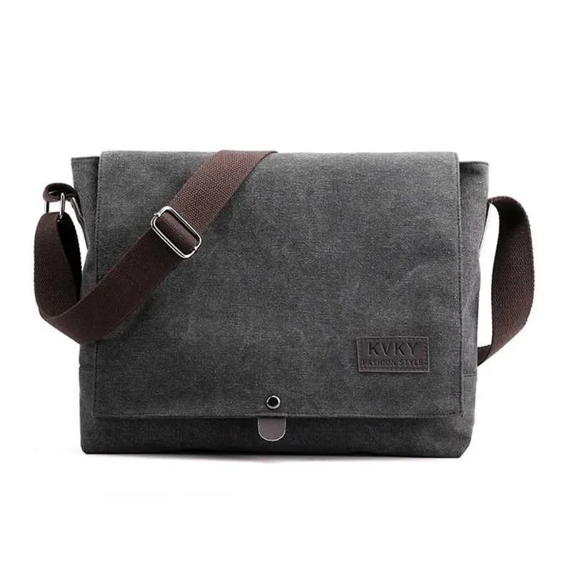 Canvas Messenger Side Satchel Bags For School Canvas Shoulder