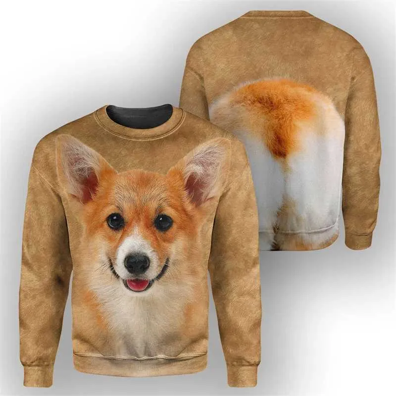 Sudadera Con Capucha Para Hombres De Perros De Perros De Estampado