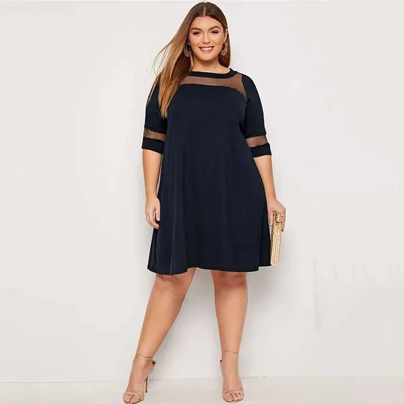 fit & flare plus size work dress Bold and Bright Pleated Fit and Flare Dress – Work-In-Style Boutique main image 1