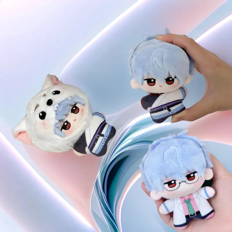 Gintama Sakata Gintoki Plush Keychain 10cm Cute Stuffed Toy for Collection Decoration Birthday Gift