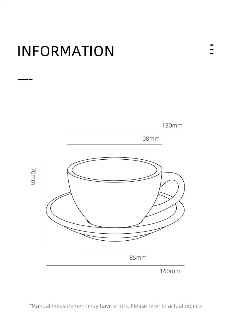 Classic Latte Cup and Saucer Set 280ml Ceramic Coffee Cup with Saucer for  Espresso and Tea from Dhgate Mugs - price 75.78