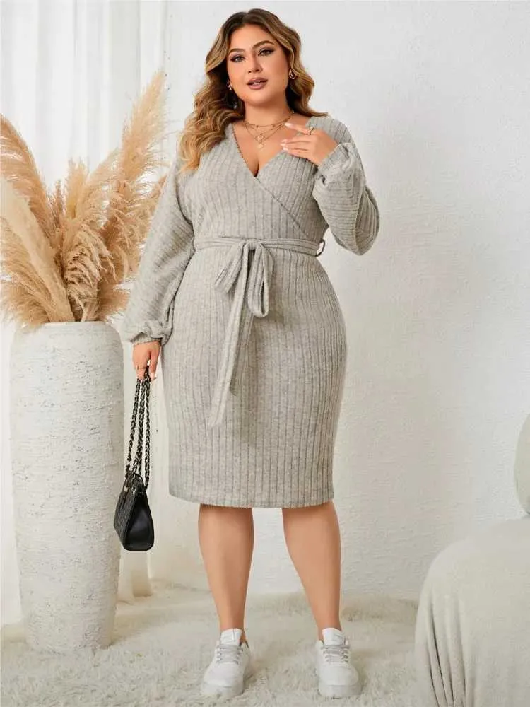 navy blue dress for baby girl Winter Dresses for Women Solid Color Lantern Sleeve Midi Dress Round Neck  Pullover Button Pocket Dress Long Sleeve Knit Dress