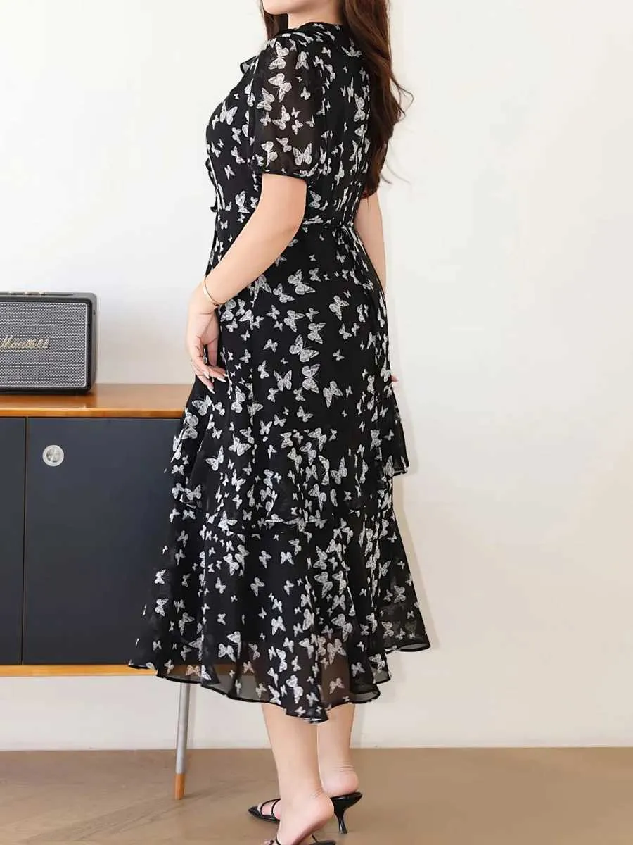 sachin and babi light blue dress ASOS Plunge Maxi Dress With Ruched Chiffon Detail & Open Back in Black