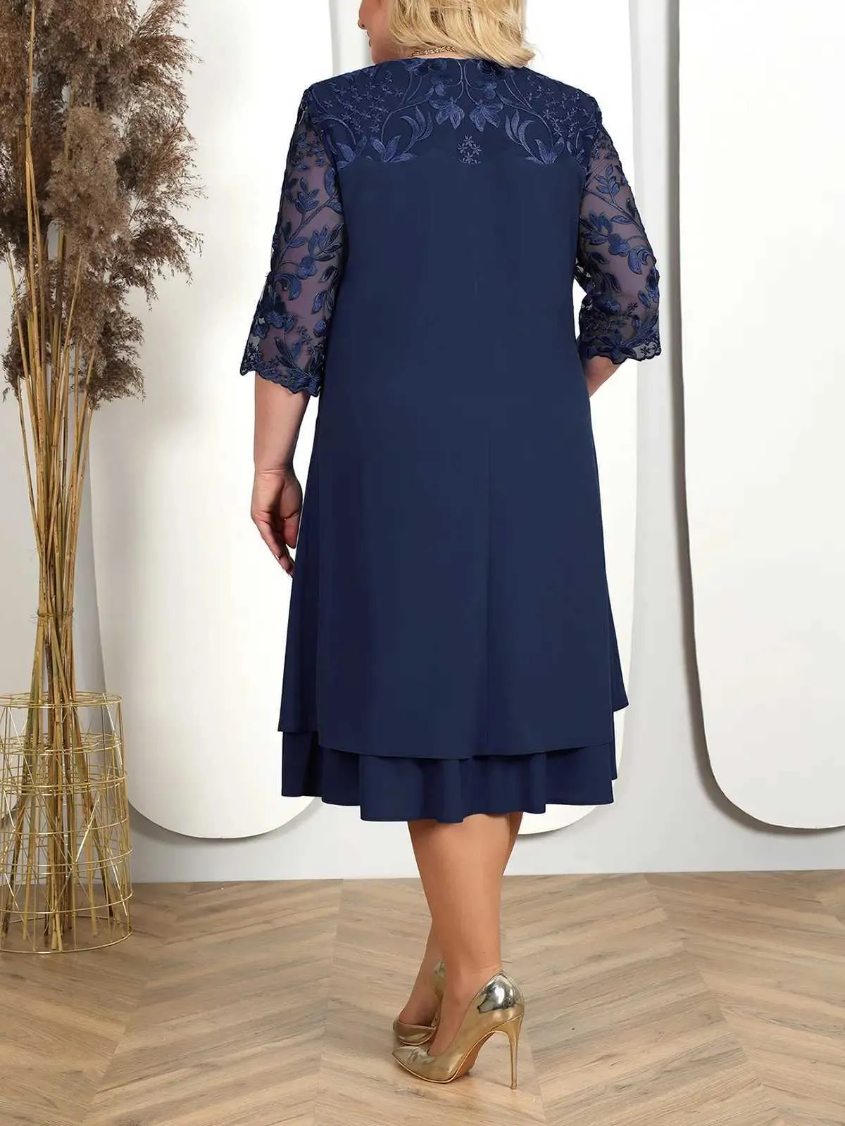 loose fitting mother of bride dresses Plus Size Mother Bride Dresses Plus Size, Womens... From Jichang_store1,  $13.94