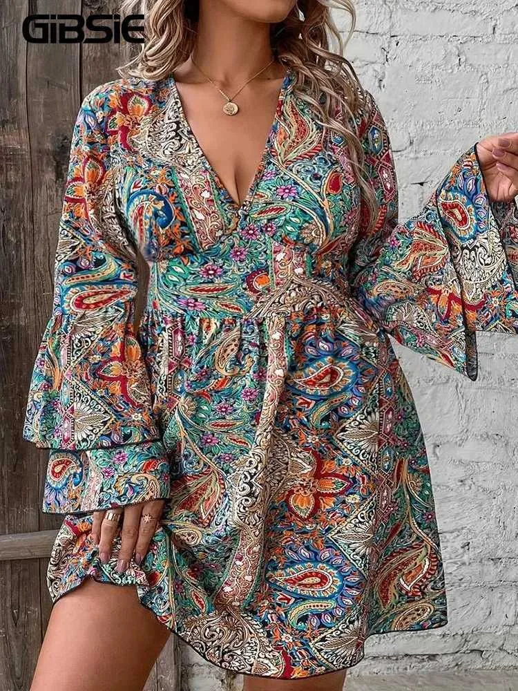 Elegant Print Bandage O Neck A Line Plus Size Dresses Elegant Print Bandage O Neck A Line Plus Size Dresses