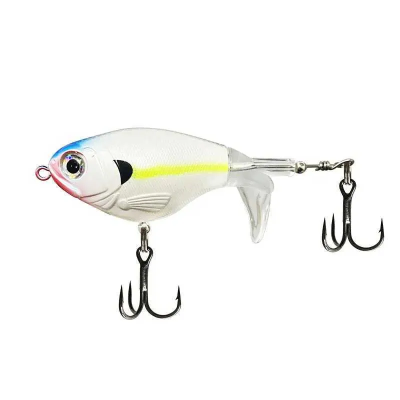 Save Big on Bulk Whopper Plopper Fishing Lure 5PCS Whopper Plopper Fishing Lure Set 10CM 13G Topwater Popper Bait Rotating Tail Artificial Wobblers