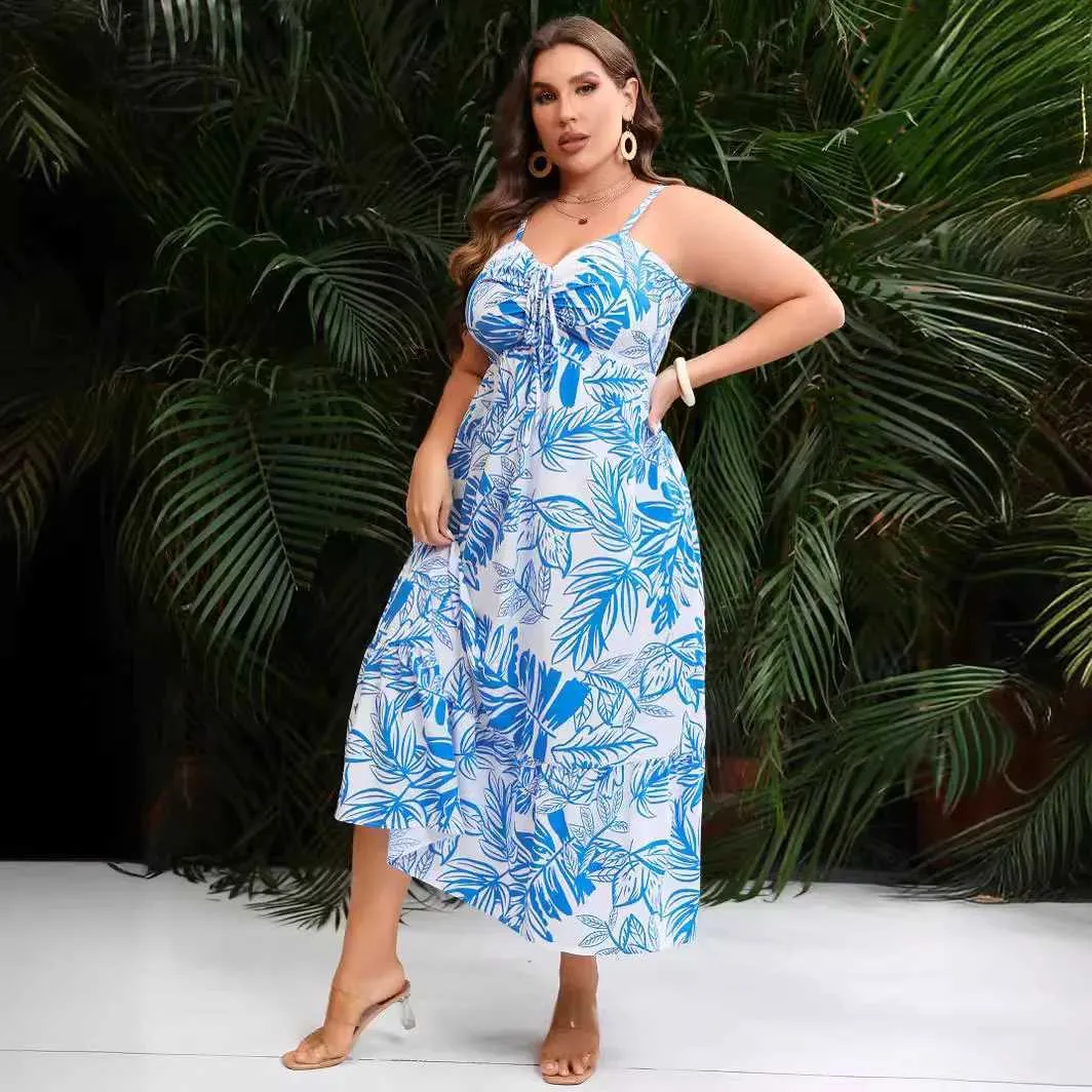 送料無料特集 | 激安の新品・型落ち・アウトレット Printed Size Plus Sleeveless Elegant - women for dress beach Clothing