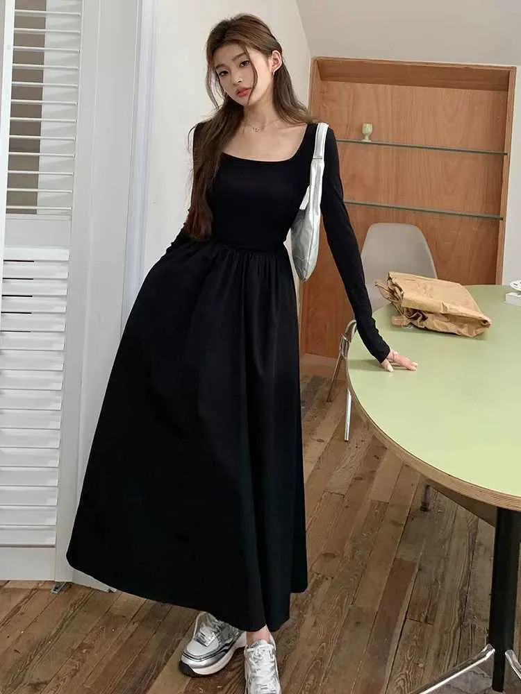 white christmas dresses Elegant Bowknot binding Square Neckline Chiffon Dresses A-Line Side Sp main image 1