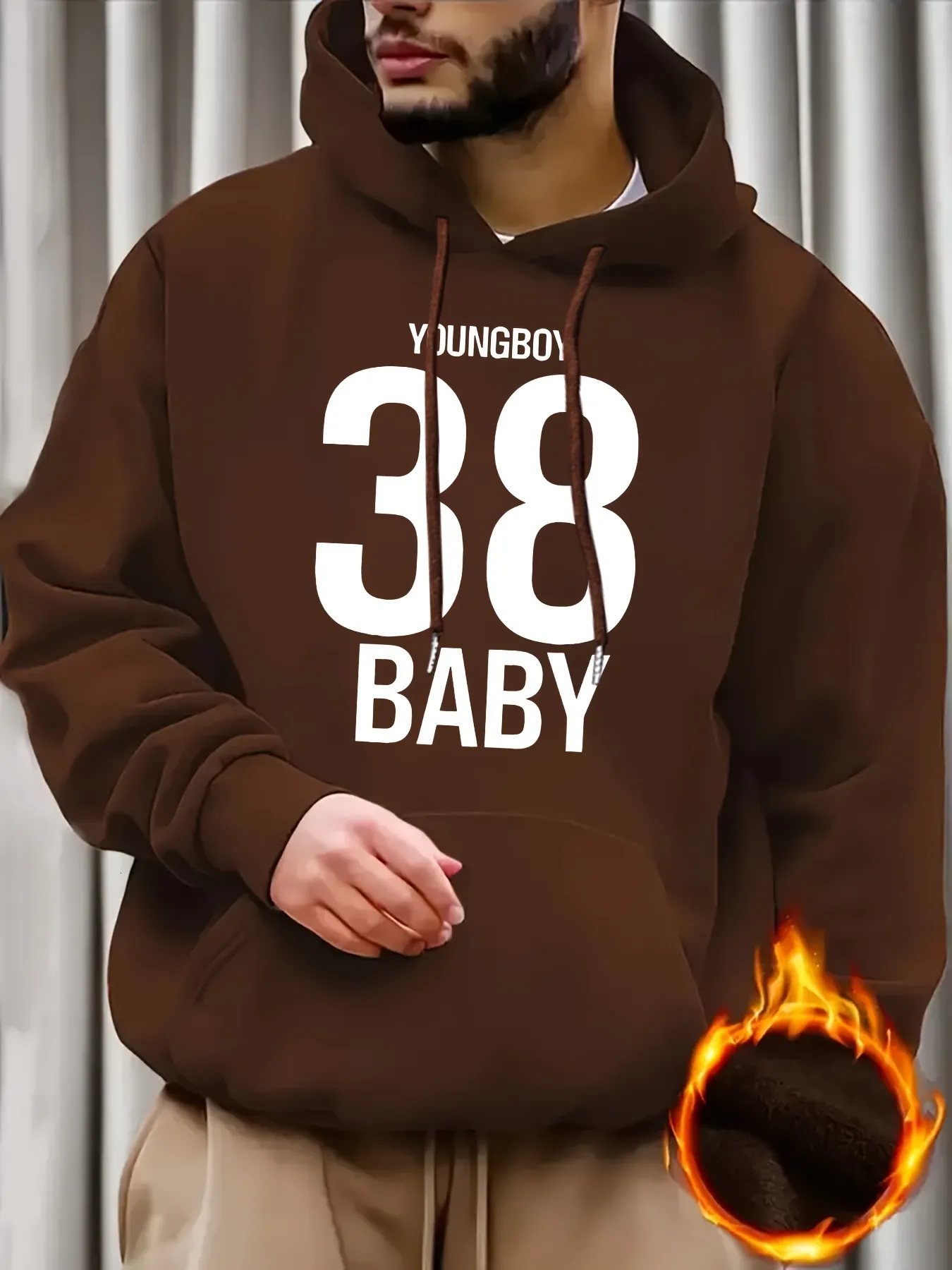 JUMBOZ Men Hoodie Pun.ish-er, Classic Breathable Sweatshirts With