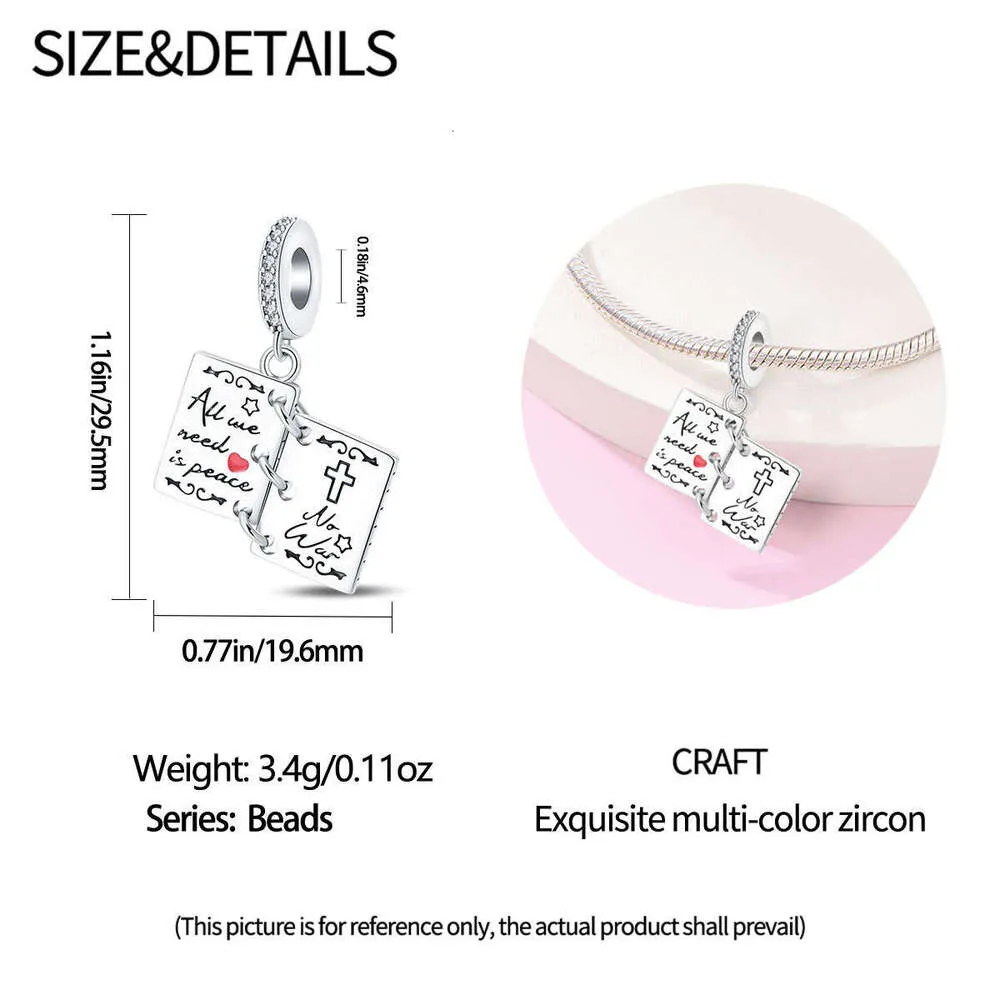 Angel Pendant Charm In 925 Sterling Silver For Bead Bracelets_voghion.com