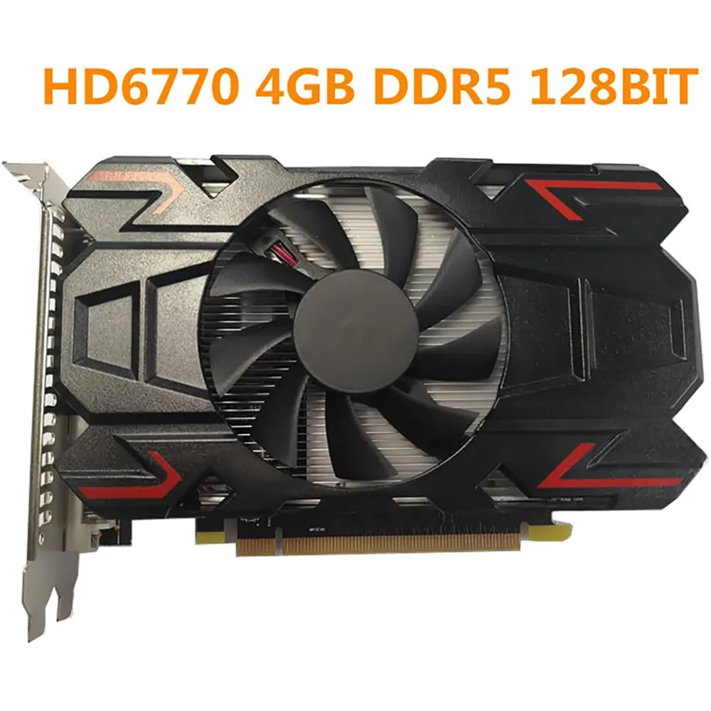 Video Card: Original AMD HD6770 4G DDR5, ATI HD 6770 Game Graphics