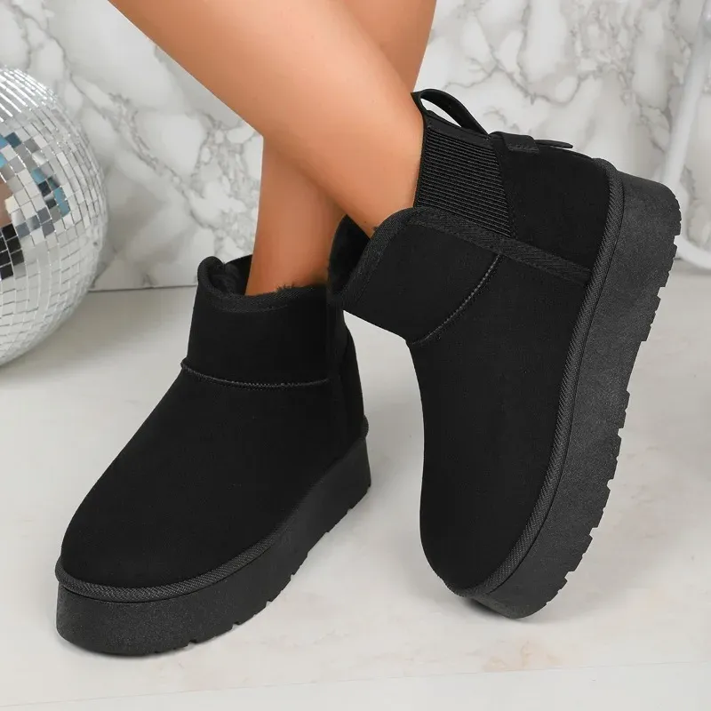 Versatile Womens Winter Snow Snow Boots Women With Non Skid Outsole Warm And Solid Colors From Factory Sun285841zls Bulk 23.53 DHgate.Com