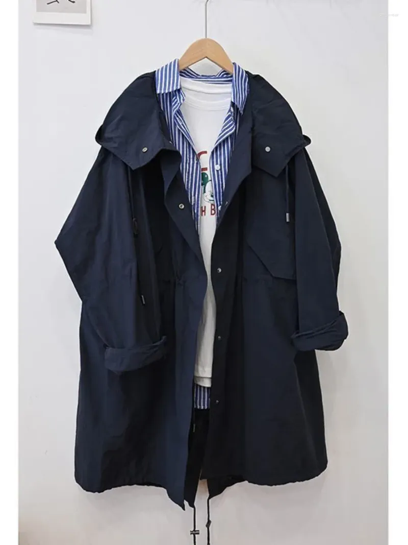 DHgate.com:Oversized Korean Trench Coat: Womens Long
