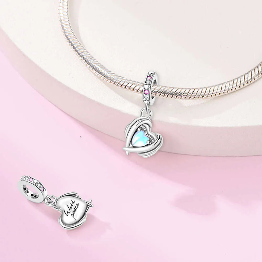 2024 New Fashion 925 Sterling Silver And Hope Angel Pendant Charms Peace Wish Bear Beads Fit Originals Bracelet DIY_voghion.com