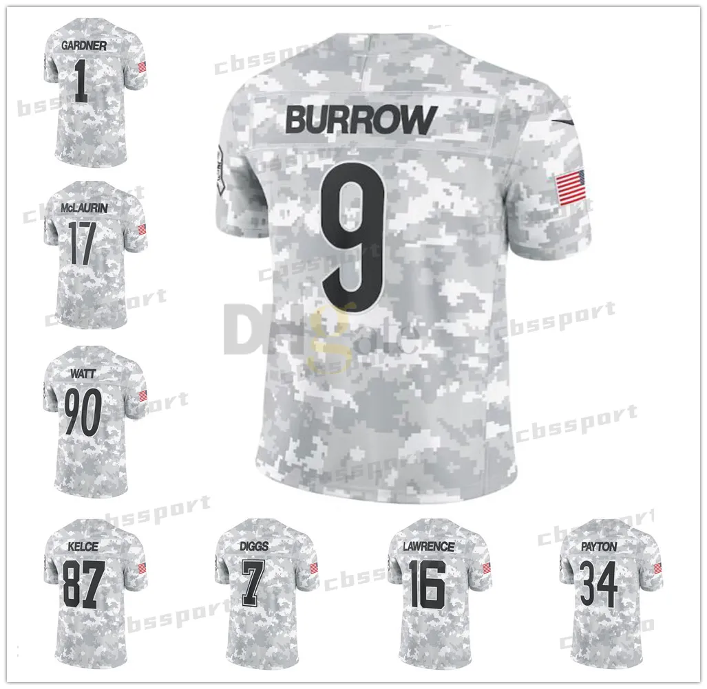 Arctic Camo Salute to Service Football Apparel: Premium Quality, Shop Now!  US Army Football Jersey More