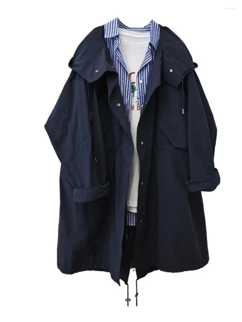 DHgate.com:Oversized Korean Trench Coat: Womens Long